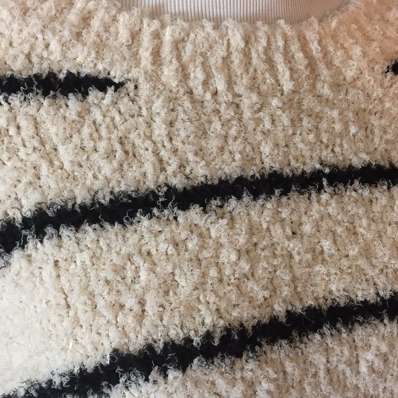 VINCE Size SMALL Stripe Nubby Sweater Nautical Crewneck Linen Cotton $395 NEW - Picture 5 of 8